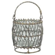 Laterne rund aus Weidenholz - 21 cm (Natur) GreenGate