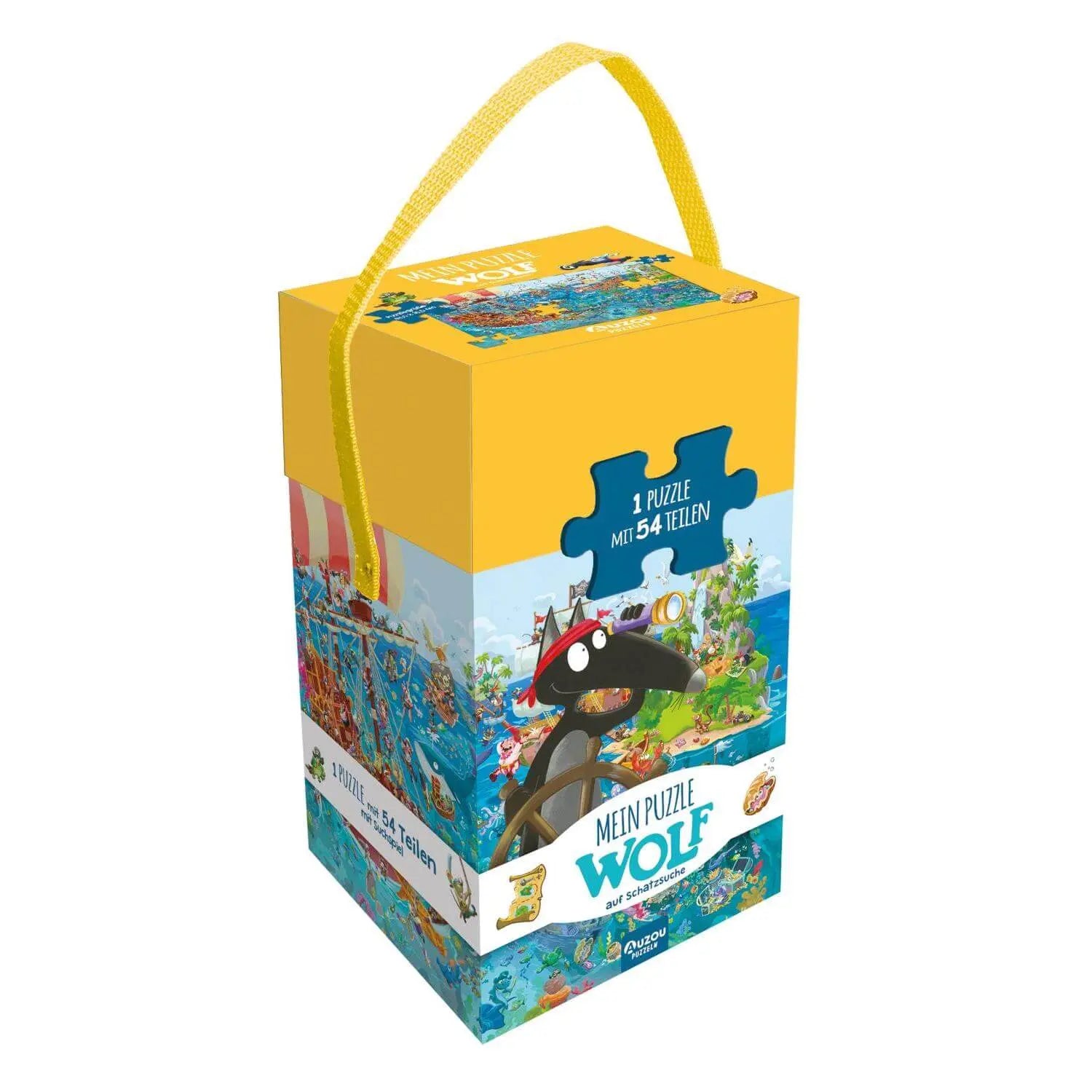 Mein Puzzle - Wolf auf Schatzsuche AUZOU