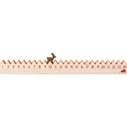 Weihnachtskalender "Gehendes Rentier" - 50x2,5x5,5 cm Ib Laursen