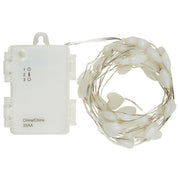 Lichterkette für draußen - 40 Herz-Lichter