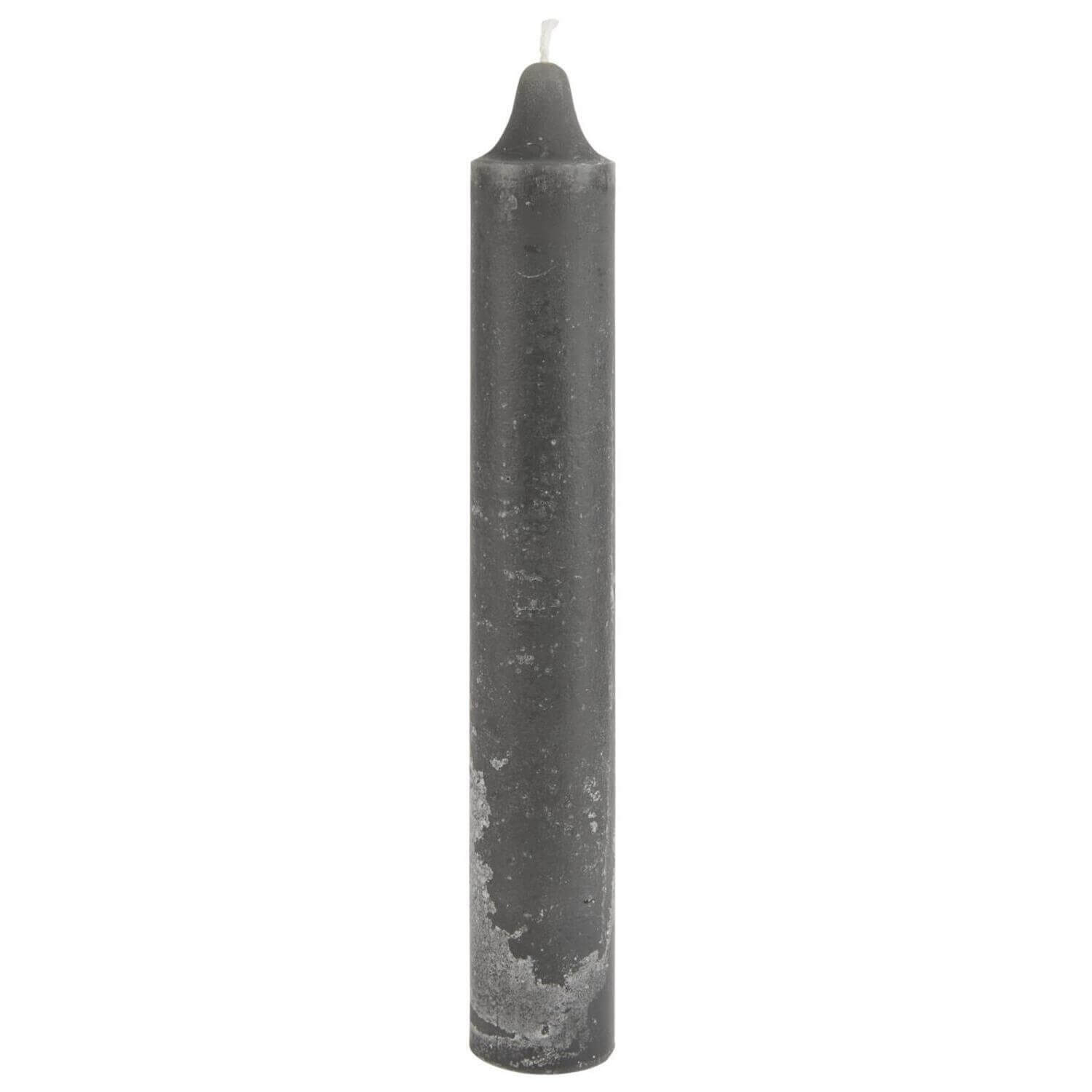 Rustikale Kerze - ø 3,8cm (Dunkelgrau) Ib Laursen