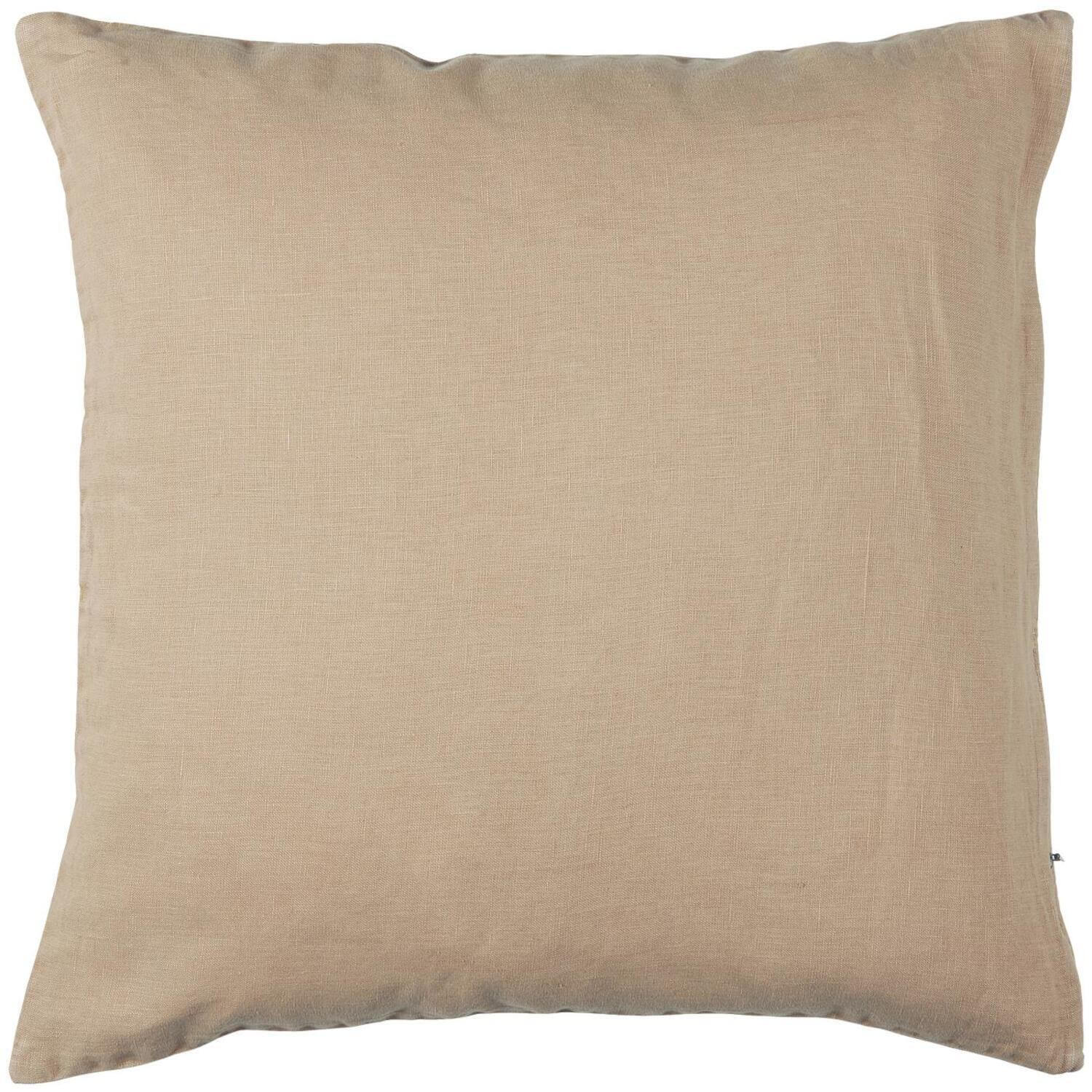 Kissenbezug aus Leinen - 50x50 cm (Burned Rose/Beige) Ib Laursen