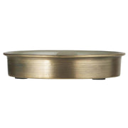 Kerzenhalter Tablett - ?14,3 cm (Grau/Gold)