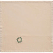 Ib Laursen Stoffserviette "Tradition - Kranz" - 40x40 cm (Leinenfarbig) Ib Laursen