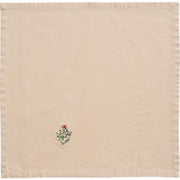 Ib Laursen Stoffserviette "Tradition - Mistelzweig" - 40x40 cm (Leinenfarbig) Ib Laursen