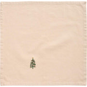 Ib Laursen Stoffserviette "Tradition - Tannenbaum" - 40x40 cm (Leinenfarbig) Ib Laursen