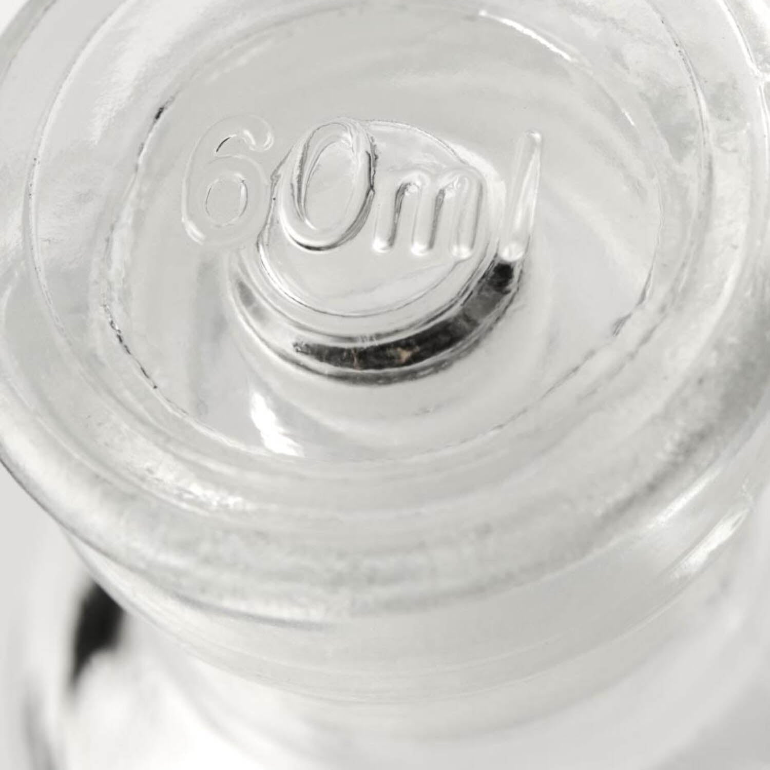 Apothekerglas mit Glasdeckel - 60 ml (Transparent)