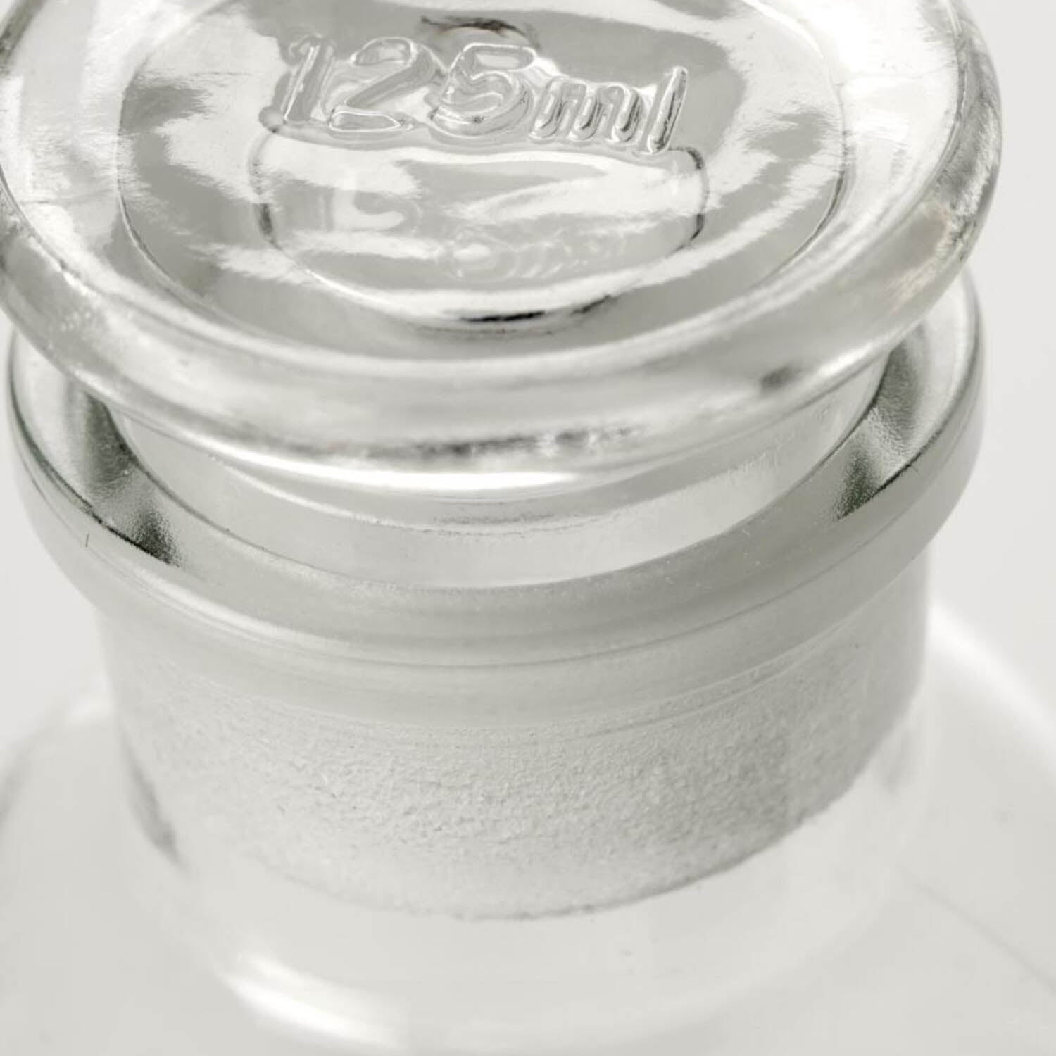 Apothekerglas mit Glasdeckel - 125 ml (Transparent)