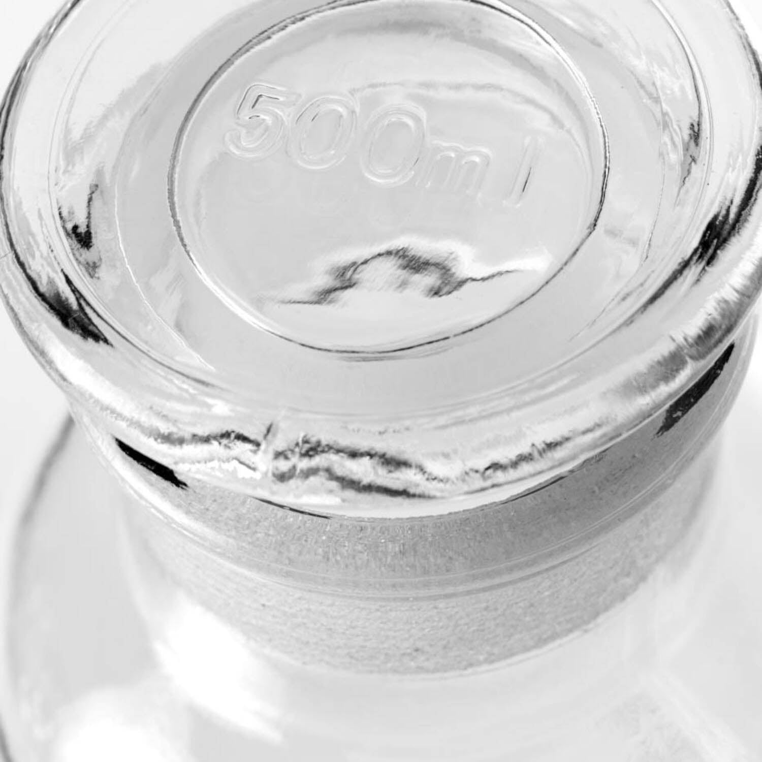 Apothekerglas mit Glasdeckel - 500 ml (Transparent)