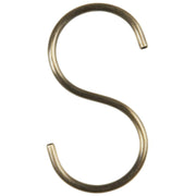 S-Haken mit Antikmessing-Look