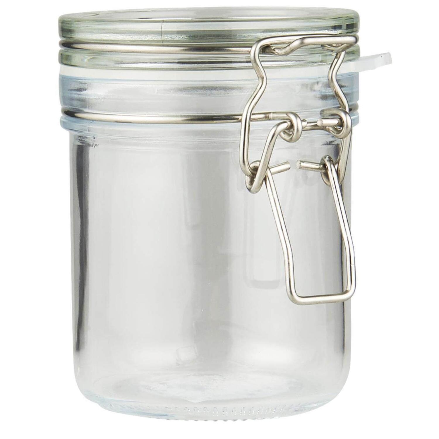 Vorratsglas mit patentiertem Deckel - 300 ml (Transparent)
