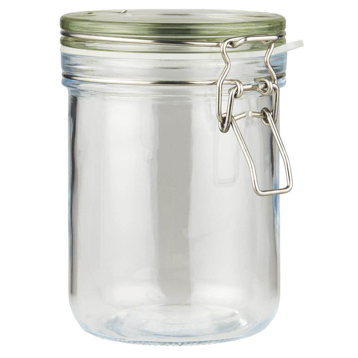 Vorratsglas mit patentiertem Deckel - 700 ml (Transparent)