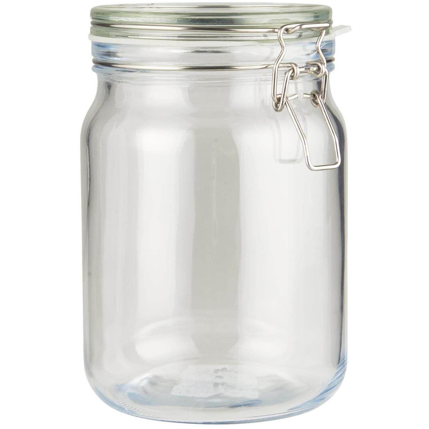 Vorratsglas mit patentiertem Deckel - 1,9 l (Transparent)