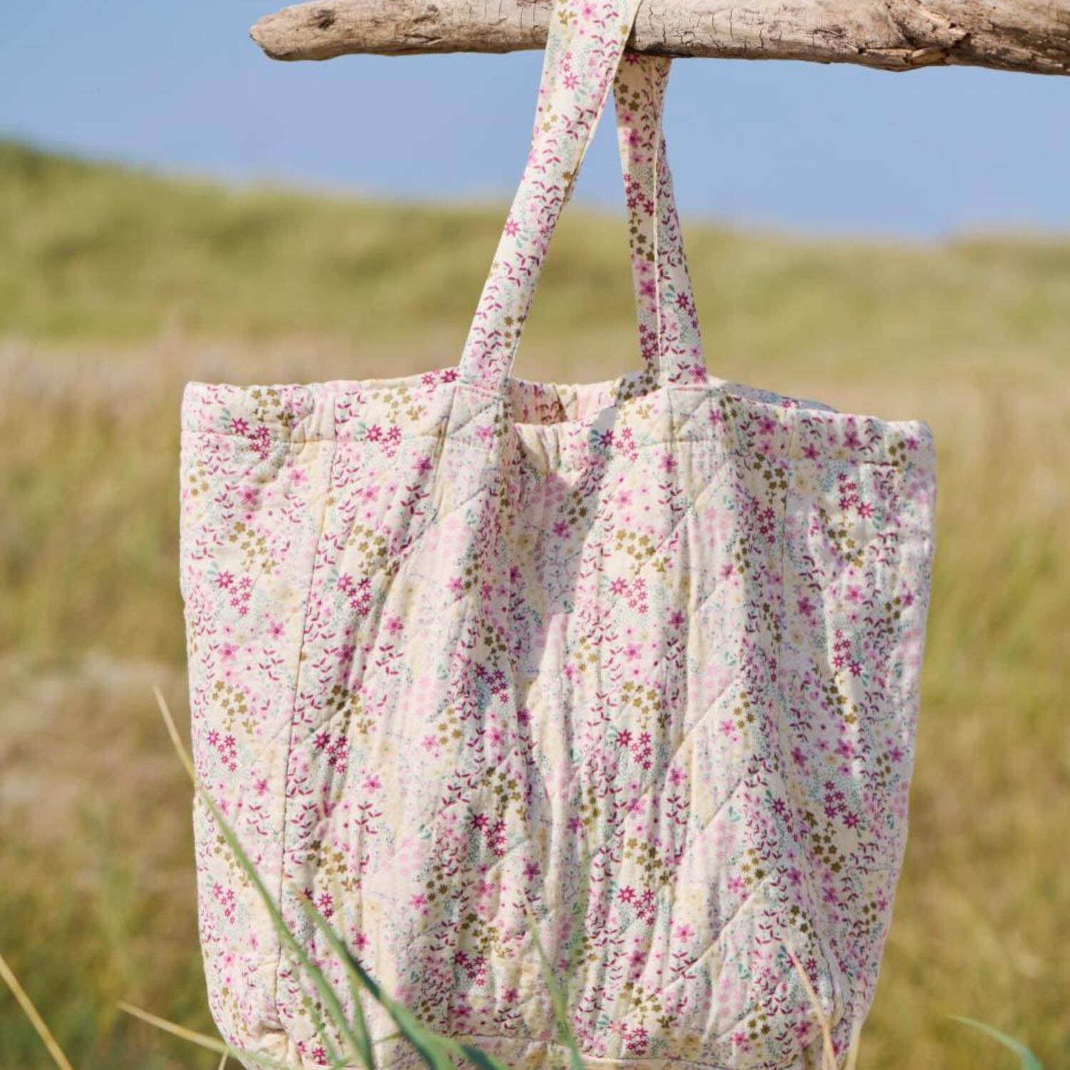 Tasche - 40x25x45 cm (Rosa/Blau/Grün) Ib Laursen