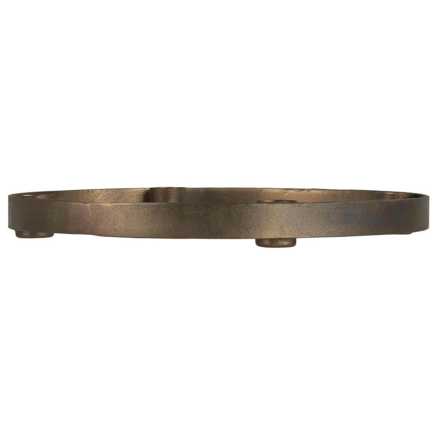 Adventskerzenständer für Stabkerzen "Stillenat" - 25,5 cm (Messing)