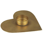 Kerzenhalter "Herz" (Gold)