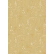 Papierrolle "Mustard Grass and Umbels" - 5 m (Weiß)