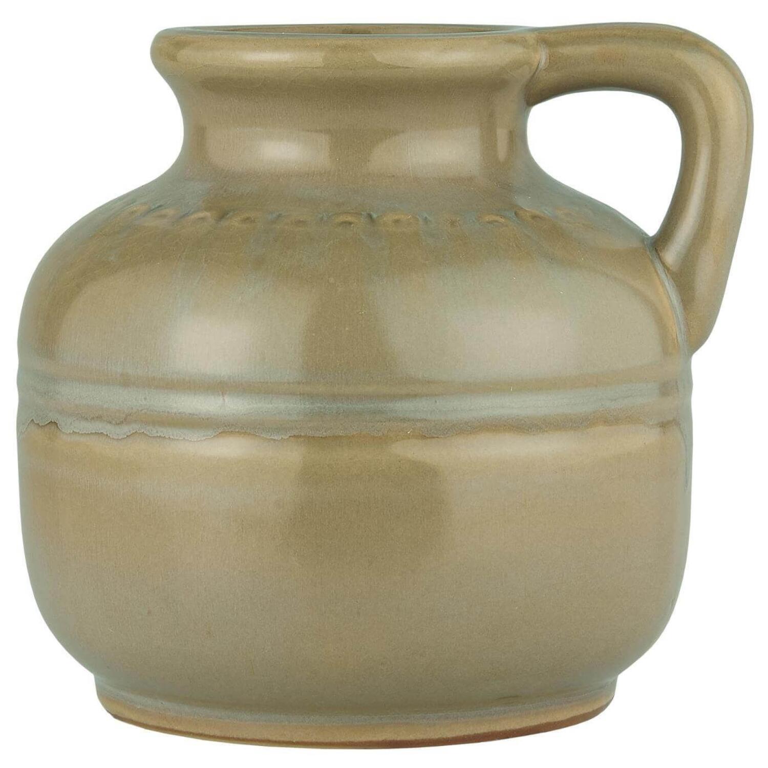 Krug mit Henkel - 17x17x18,5 cm (Braun)