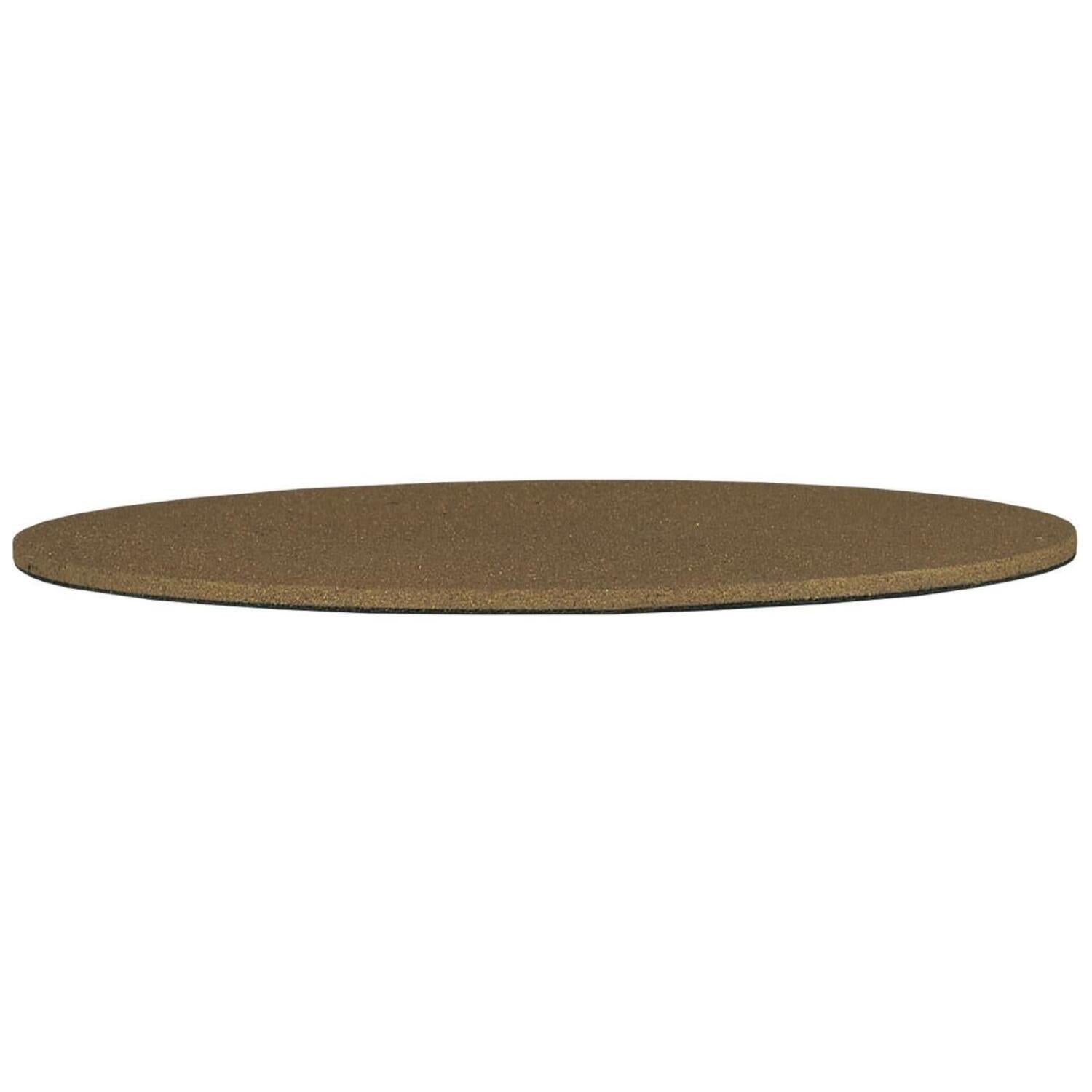 Platte für Stumpenkerze - 10,5x0,2 cm (Cognac)