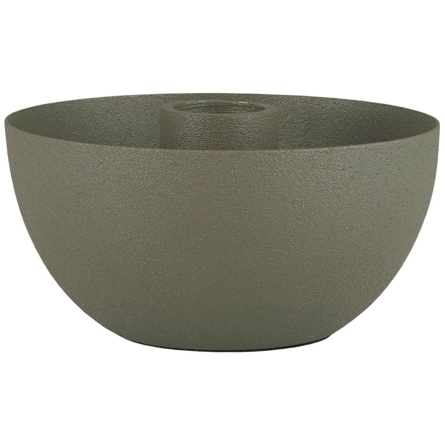 Kerzenhalter für Stabkerze - 10,2x5,3 cm (Staubig Grün)