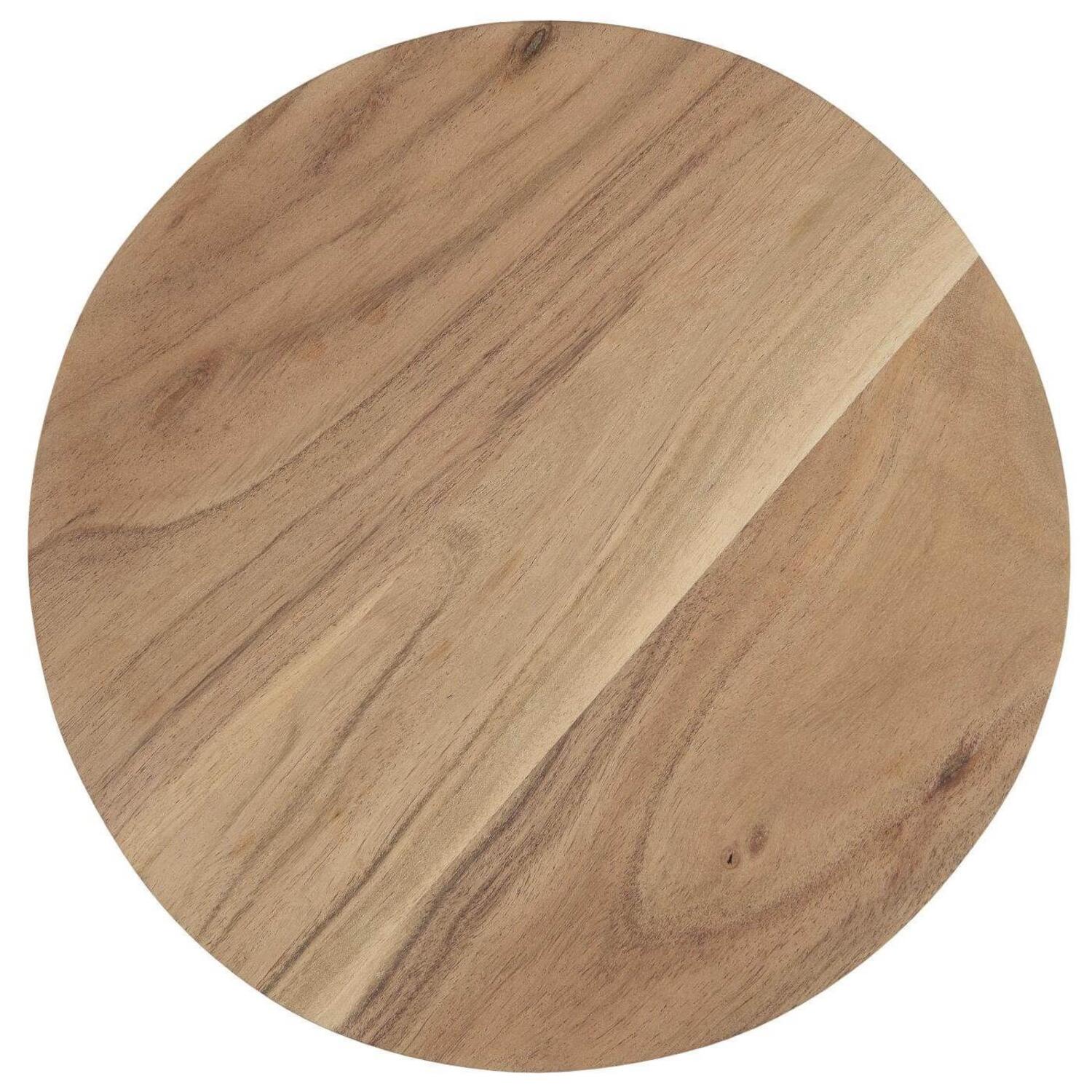 Servierbrett mit Füßen - 30x3,5 cm (Natur)