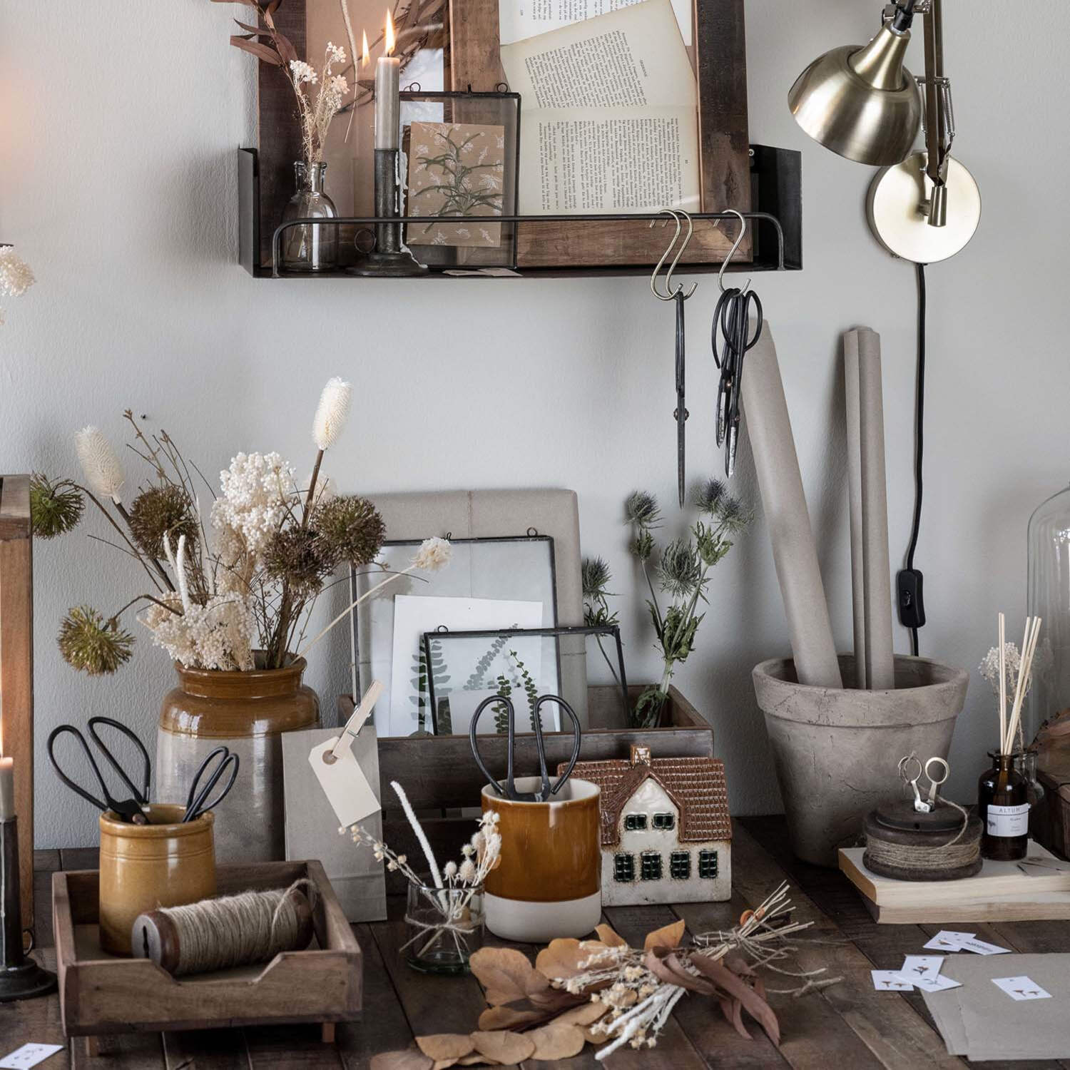 Holz-Aktenhalter stapelbar "Unika" - A4 (Braun)