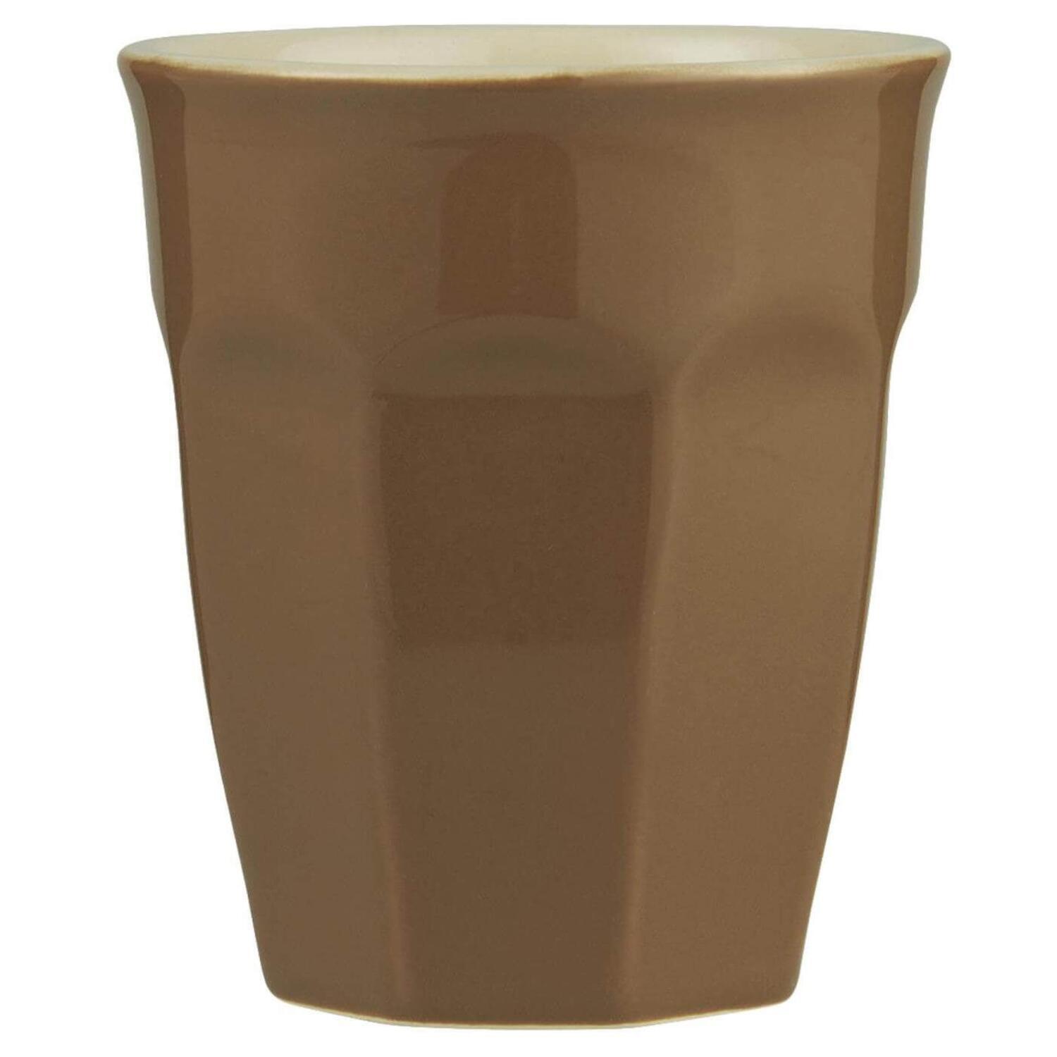 Cafe Latte Becher "Mynte" - 8,5x9,5 cm (Hazelnut)