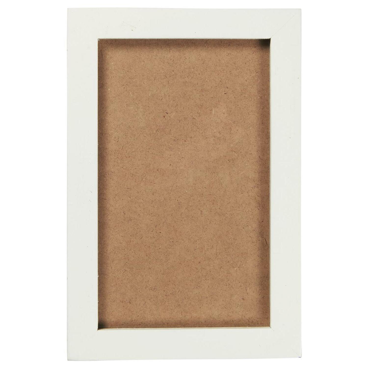 Fotorahmen "Unika" - 16x2x24 cm (Weiß)