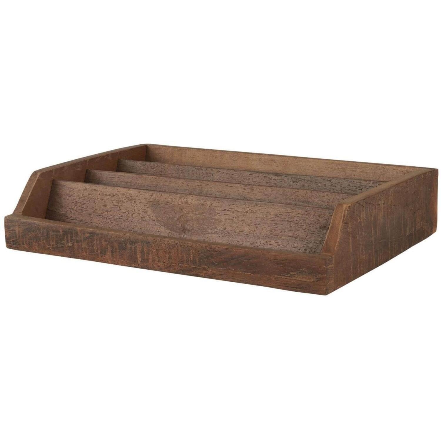 Holz-Display "UNIKA Shaker" 35x24x7 cm (Natur)