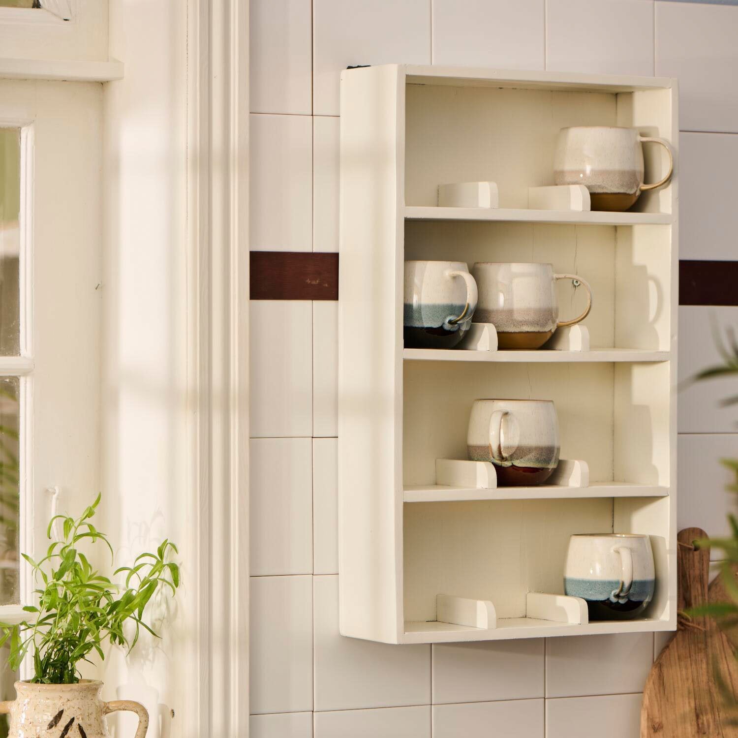 Tasse "Agneta" - 13,5x10,5x9,7 (Braun)