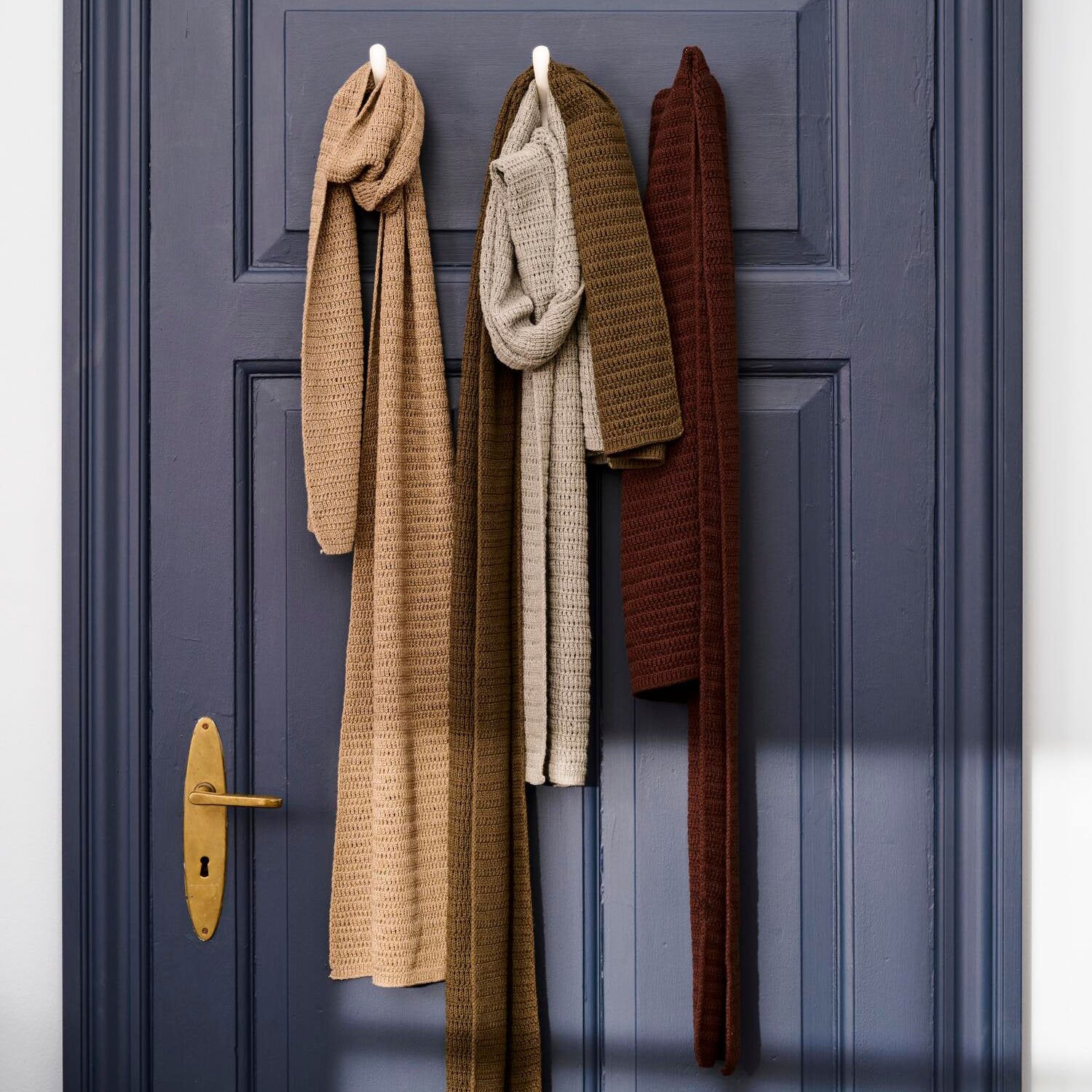 Gestricktes Halstuch - 160x25 cm (Milky Brown)