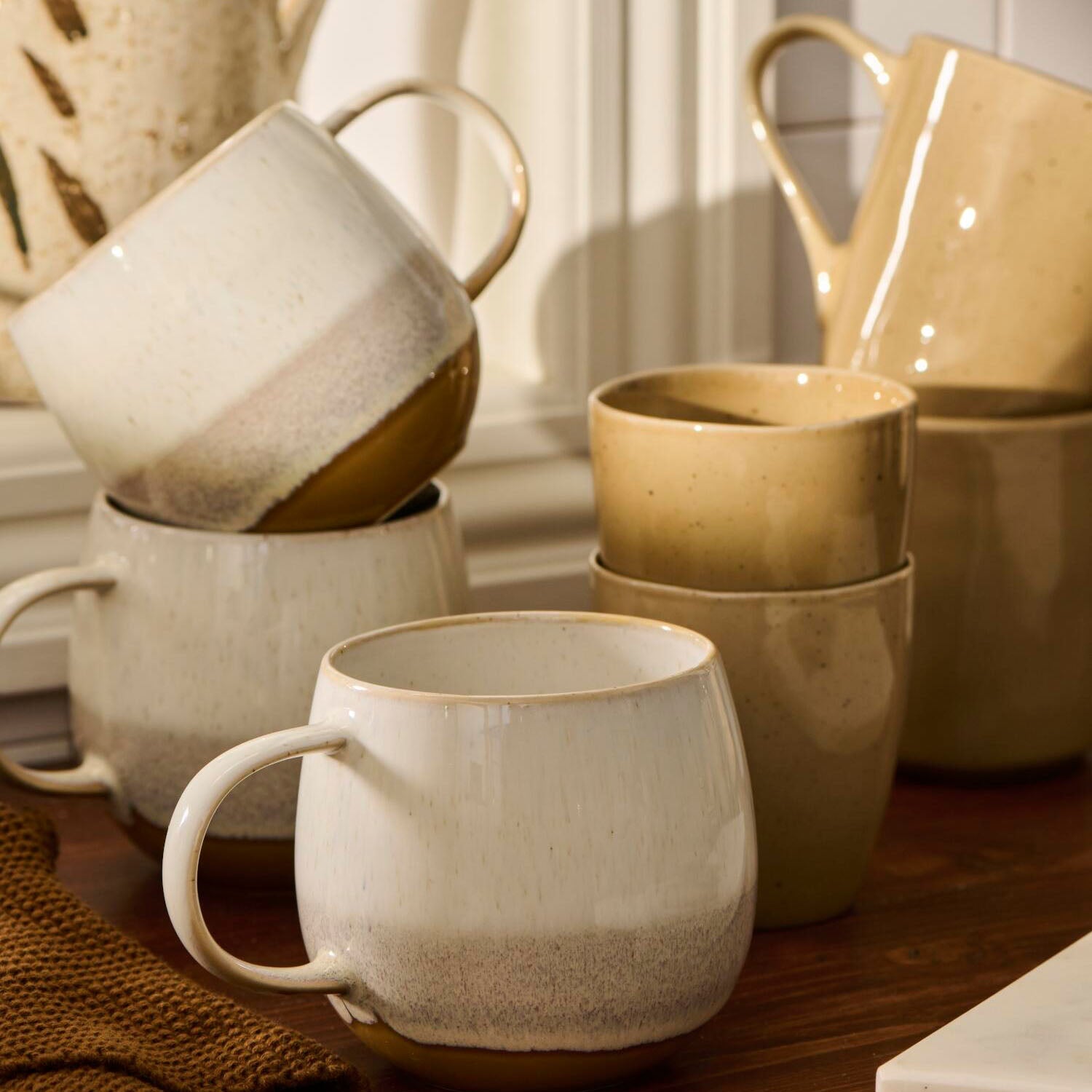 Tasse "Agneta" - 13,5x10,5x9,7 (Mustard)