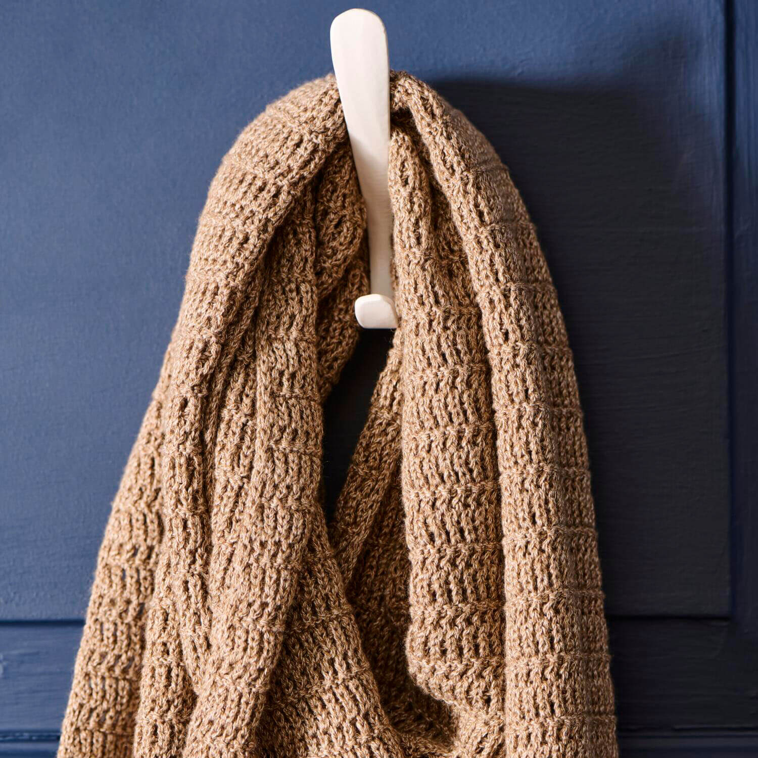 Gestricktes Halstuch - 160x25 cm (Milky Brown)