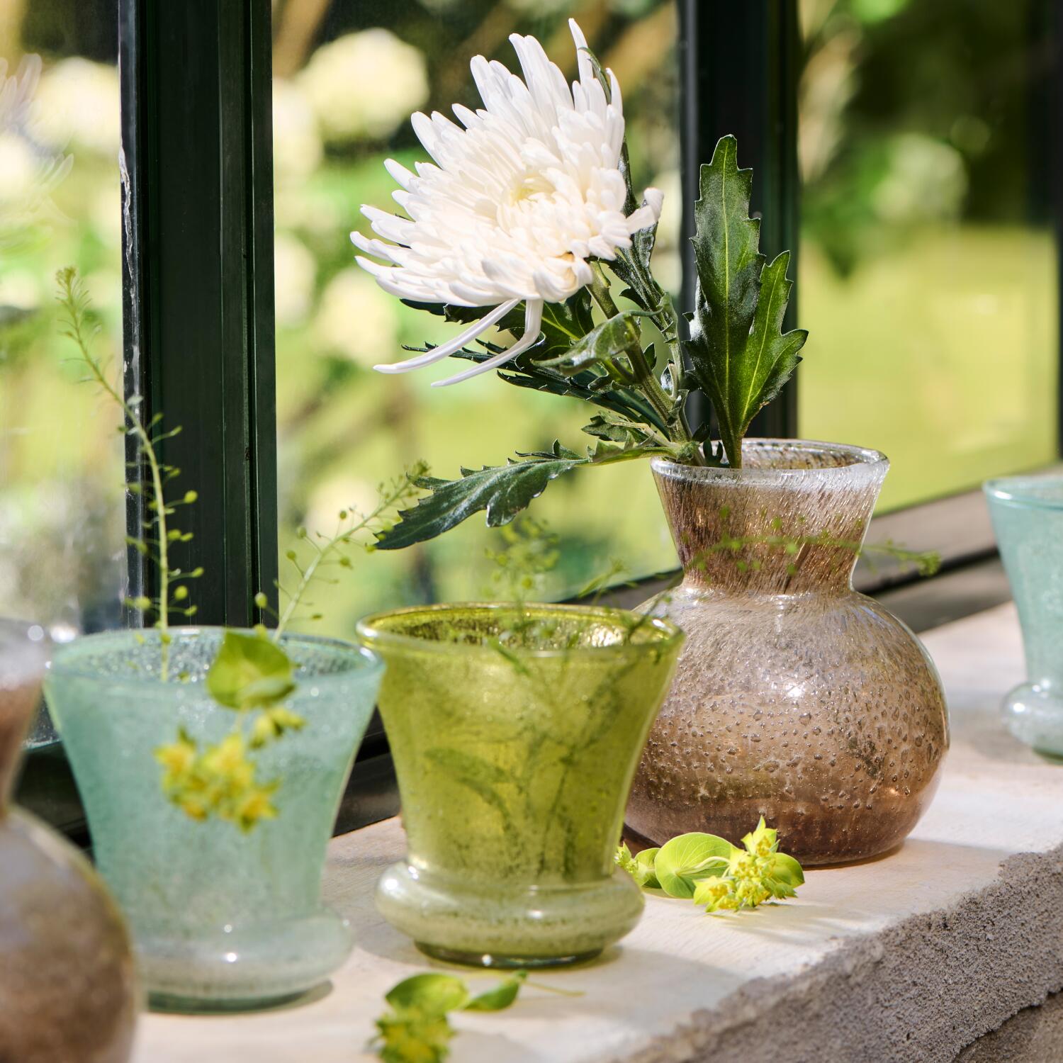 Vase mit Bläschen (Grün) Ib Laursen