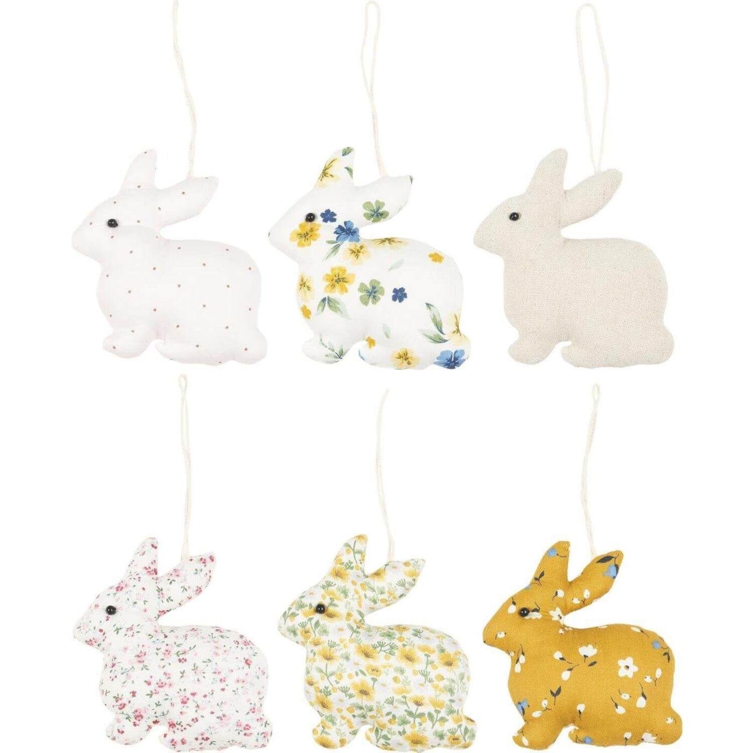 Osterdeko zum Hängen "Hase - Gelb" (Gelb)