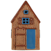 Teelicht-Haus "Visby" - 11,5x8,7x20 cm (Blau)