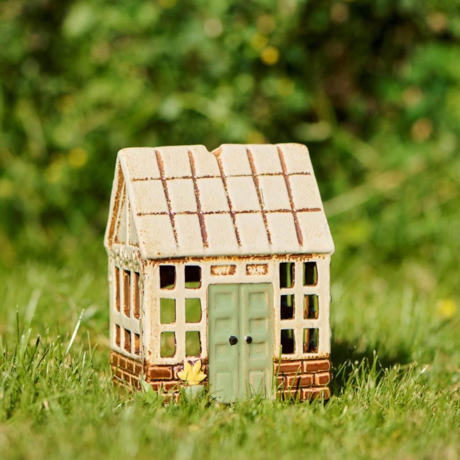 Teelichthaus "Orangerie" - 14x7,5x17 cm (Grün) Ib Laursen