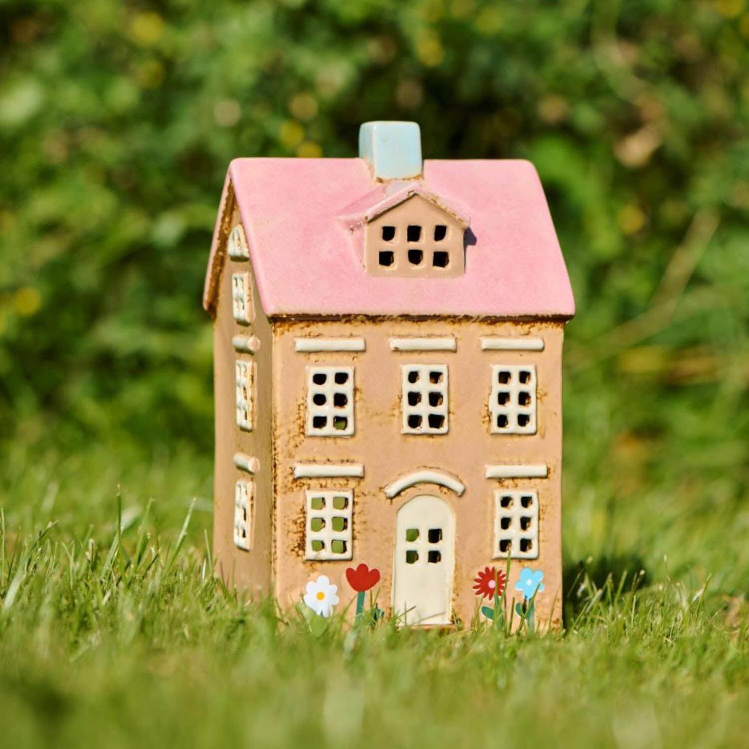 Teelichthaus "Nyhavn" - 11,8x8,7x19 cm (Rosa) Ib Laursen