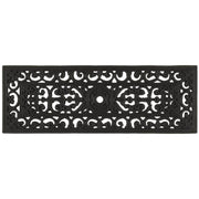 Türmatte aus Gummi - 75x25x0,8 cm (Schwarz)