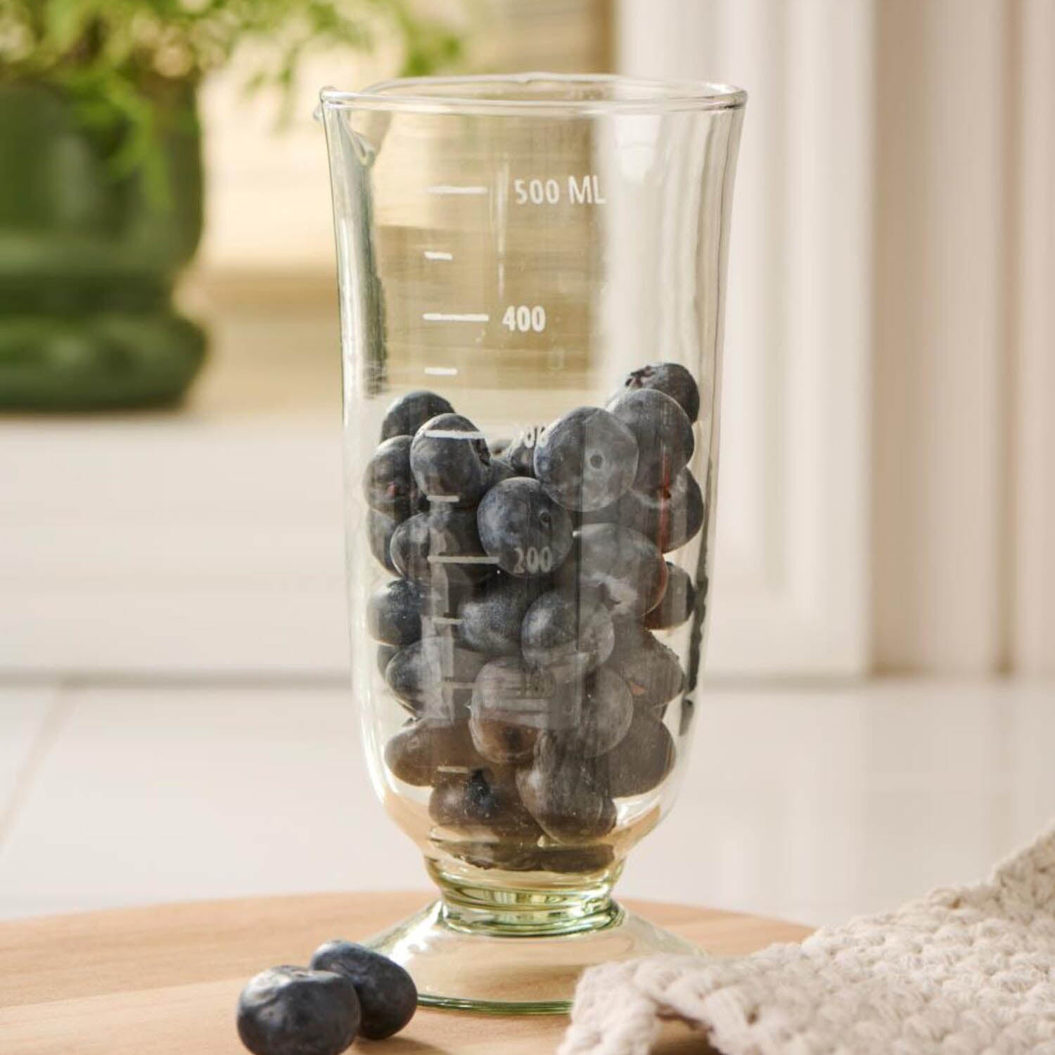 Messbecher mit Fuß - 500 ml (Transparent)