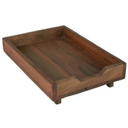 Holz-Aktenhalter stapelbar "Unika" - A4 (Braun)