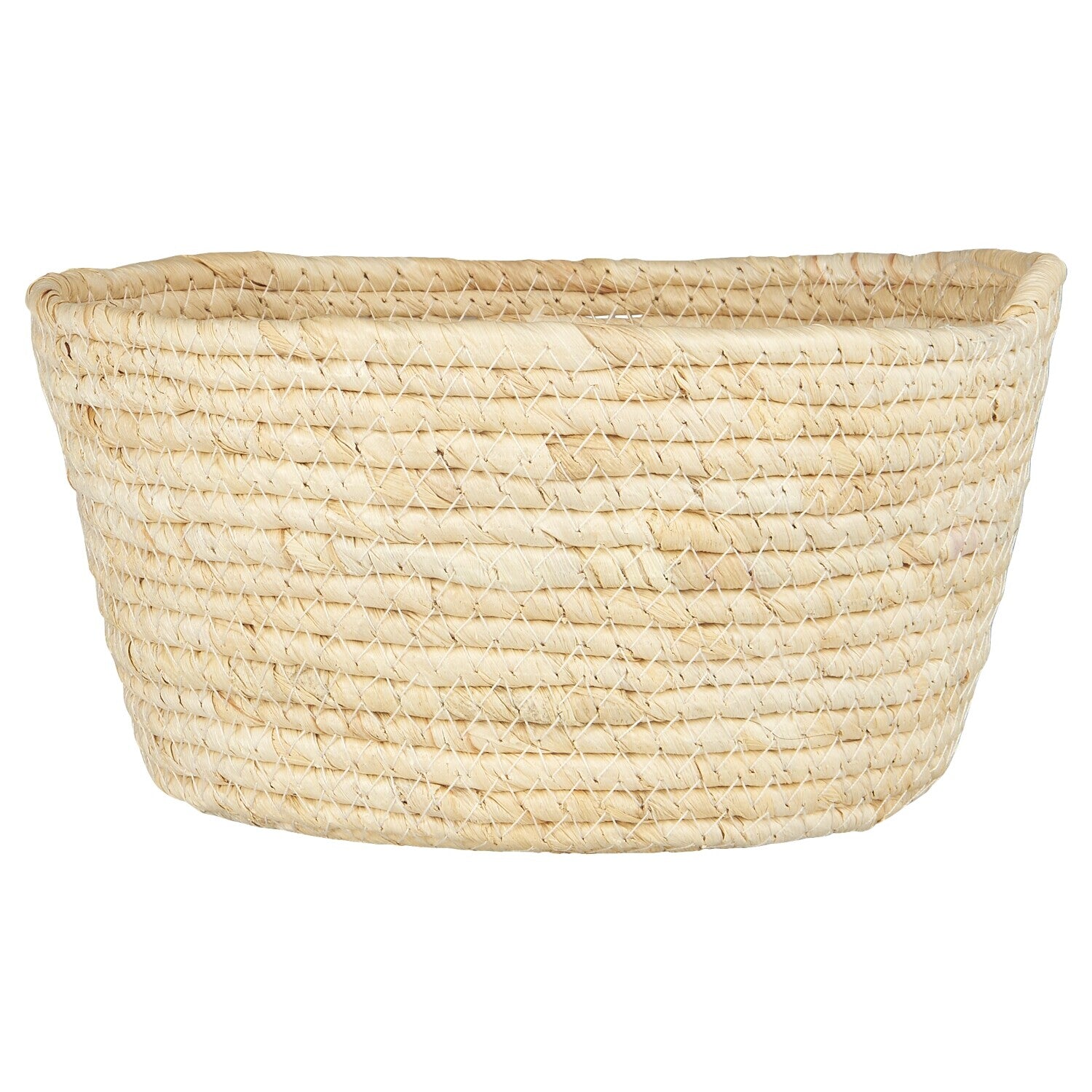 Runder Korb - 22x11 cm (Creme)