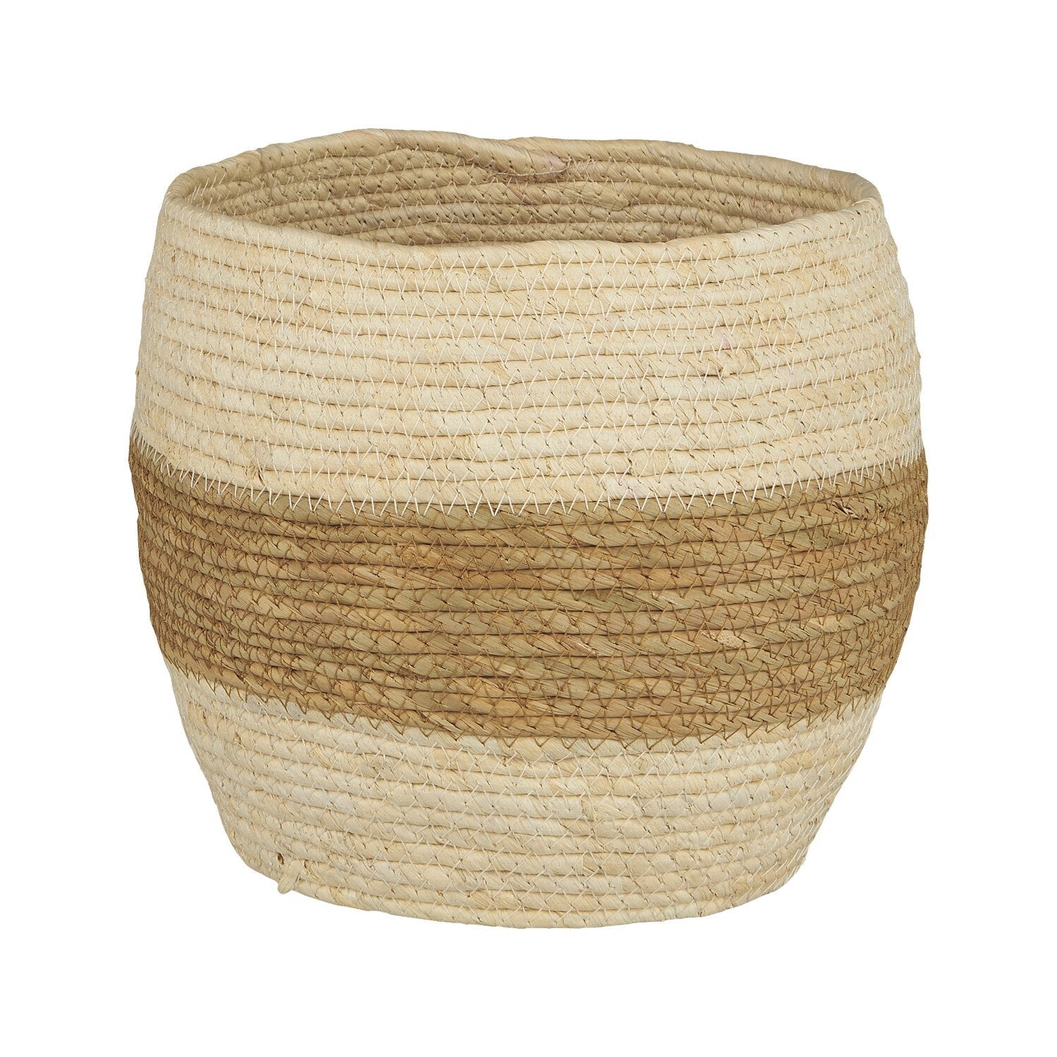 Korb - 23x23 cm (Creme/Natur)