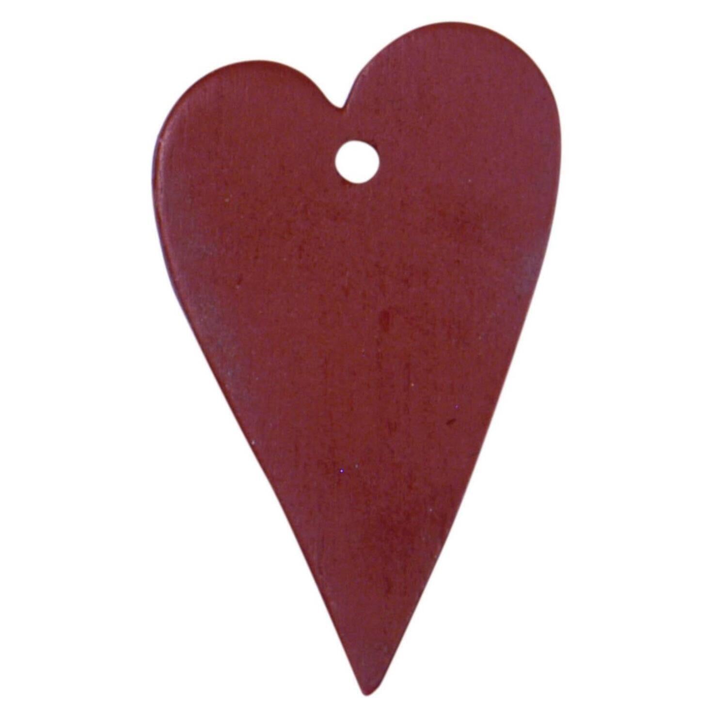 Herz-Anhänger für Geschenkschmuck (Rot), 10er-Set