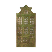 Kerzenhalter "Hausfassade Sternendach" (Messing)