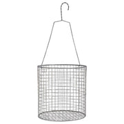 Korb mit abnehmbarer Aufhängung - 24,5x26,5 cm (Silber)