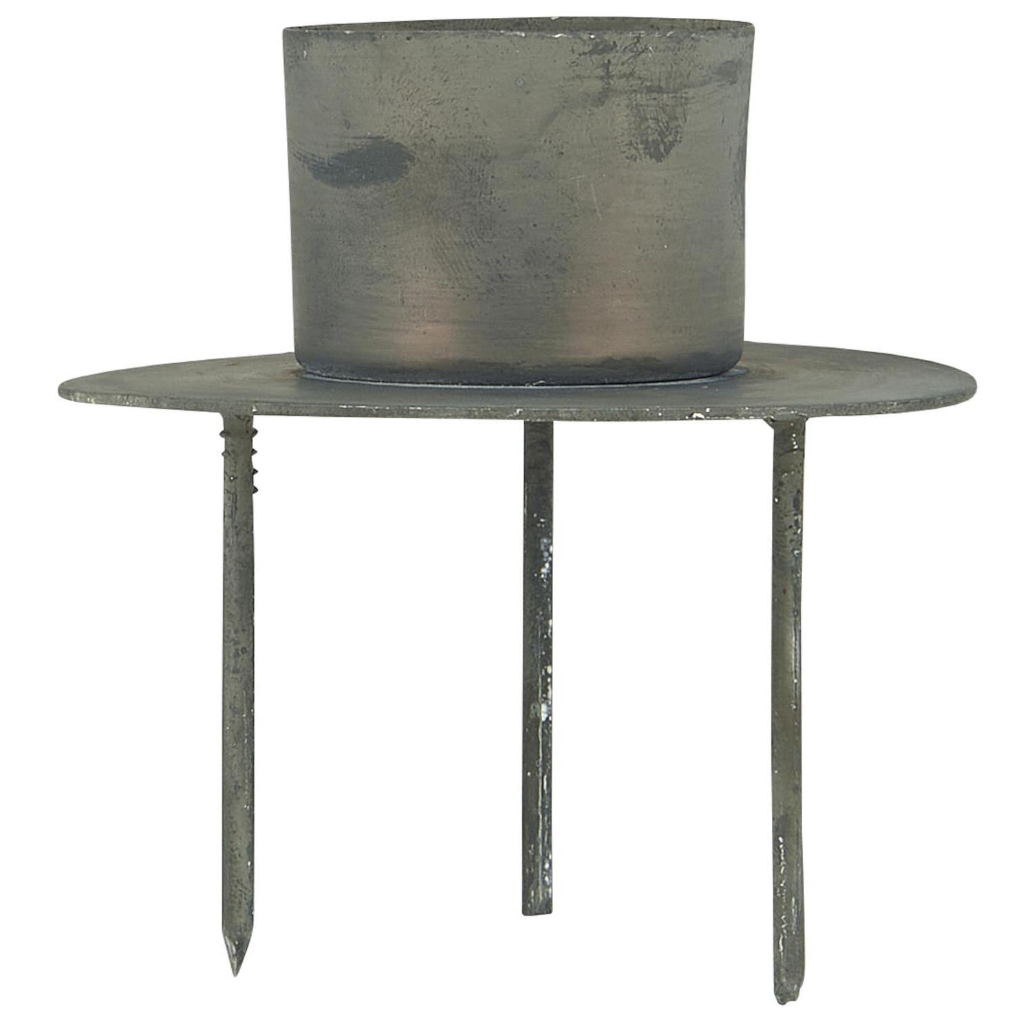 Spieß für ø 3,8 cm dicke Kerze (Grau)