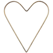 Weihnachtsdeko Herz "Stella" - 16,5x20 cm (Gold)