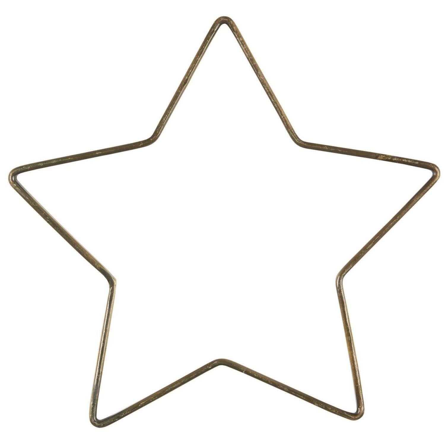 Weihnachtsdeko Stern "Stella" - 20x20 cm (Gold)