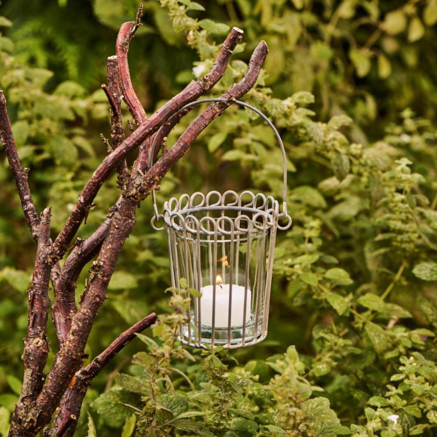 Kerzenhalter - 7,5x9,5 cm (Metallic) Ib Laursen